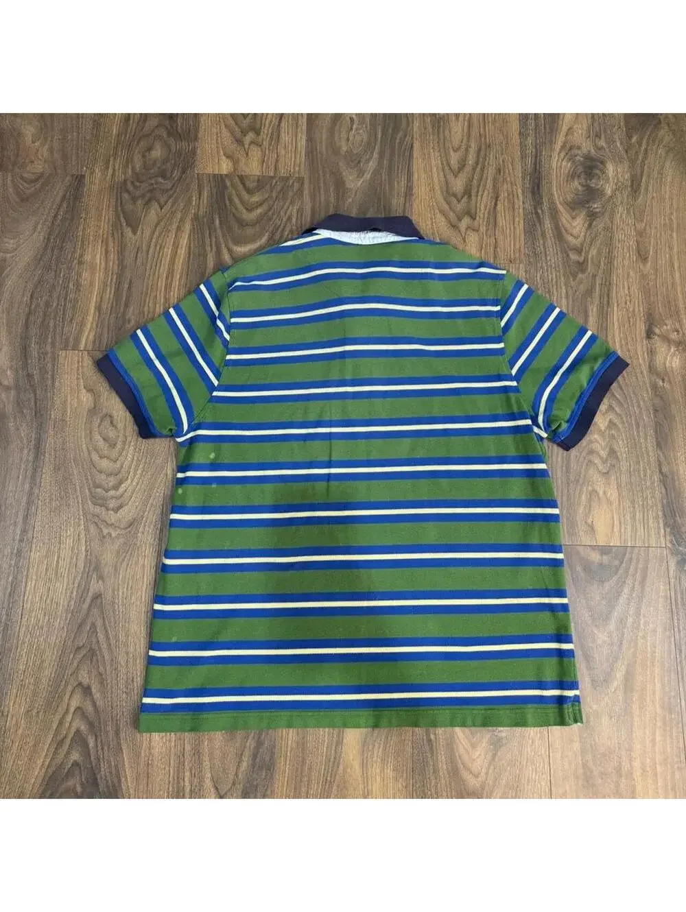 🌿 Vintage SaddleBred Striped Polo | Preppy Y2K Rugby Grandpa Core 🌿